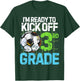 Back To School First day Of 3rd grade Soccer Games Boys Kids T-Shirt - T-Shirt | Forest