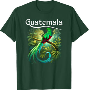 Quetzal Guatemala Chapin Antigua Tikal Tradicional Maya 502 T-Shirt - T-Shirt | Forest