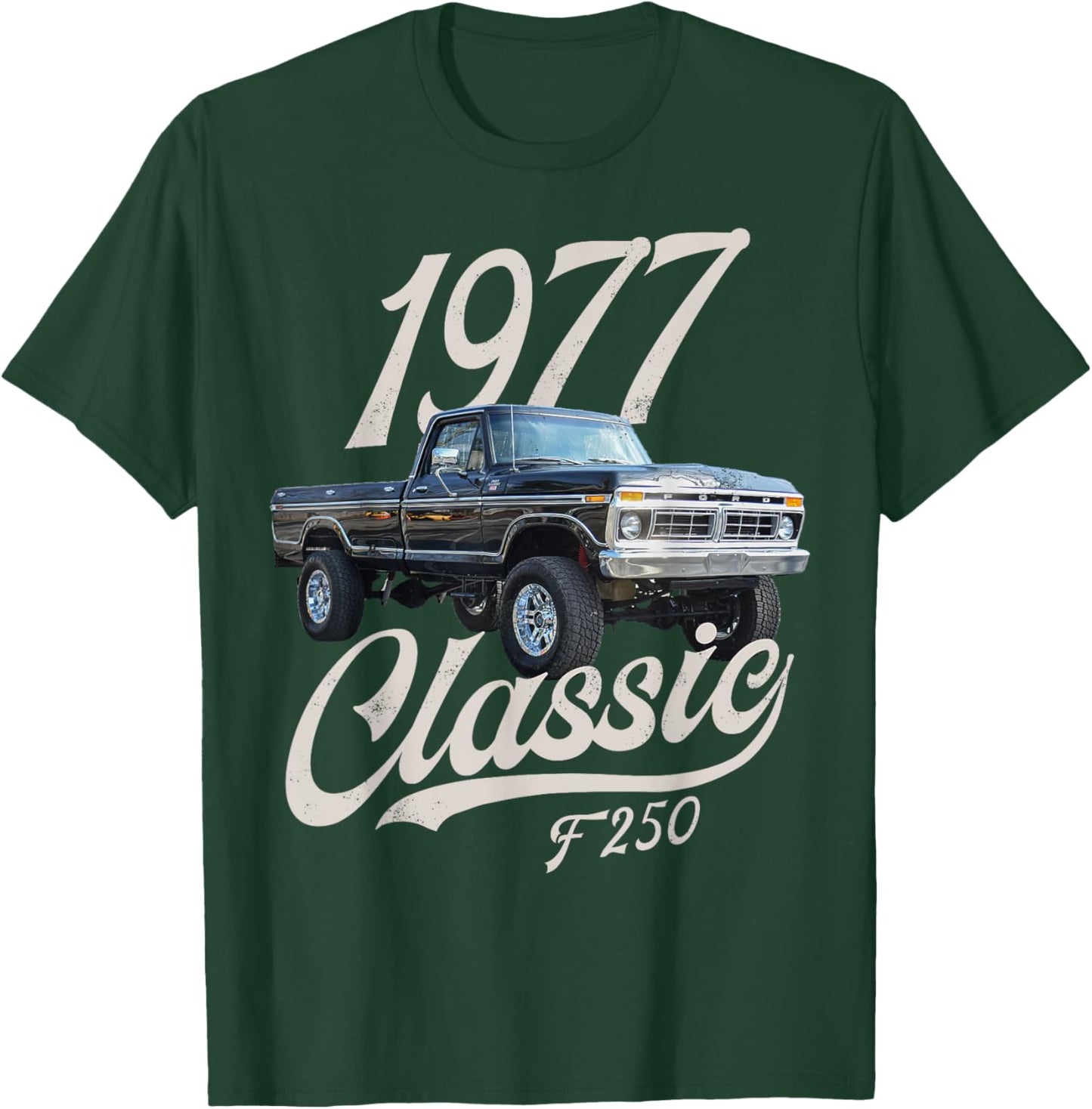 1977 classic f250 black , Small T-Shirt - T-Shirt | Forest