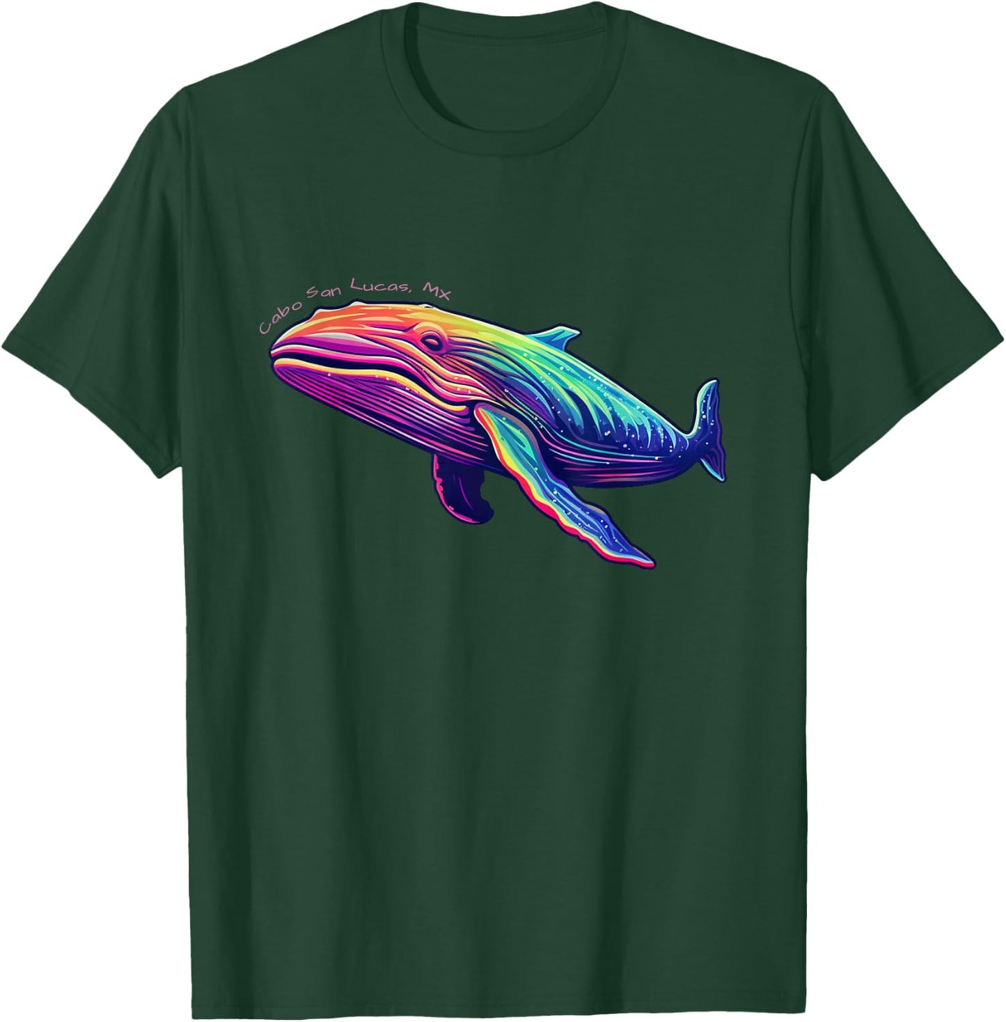 Cabo San Lucas MX Cosmic-Whale T-Shirt - T-Shirt | Forest