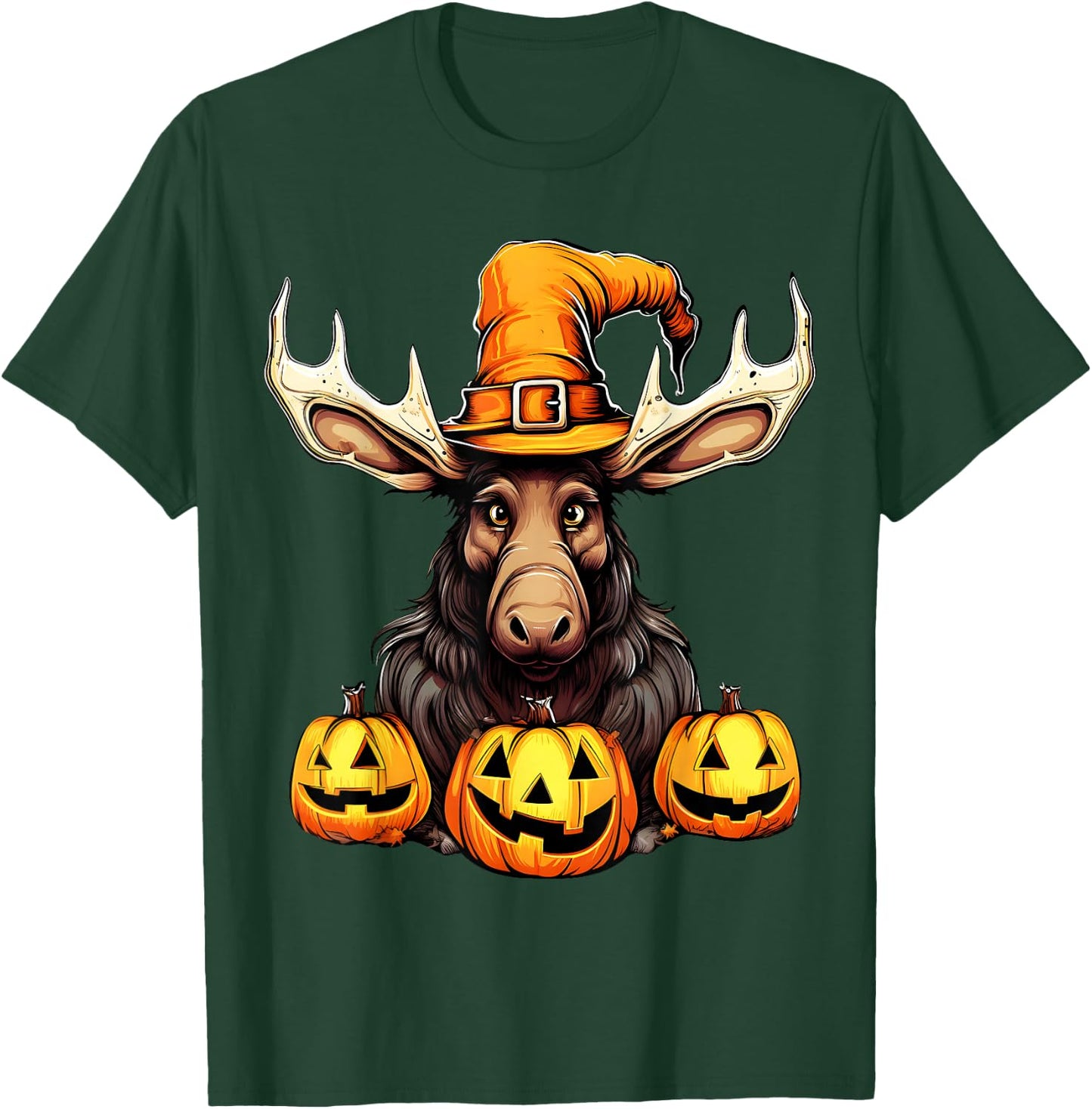 Moose Halloween Costume - Animal Moose Lover Halloween T-Shirt - T-Shirt | Forest