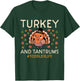Thanksgiving Toddler Life Turkey Tantrums Boys Girls Kids T-Shirt - T-Shirt | Forest