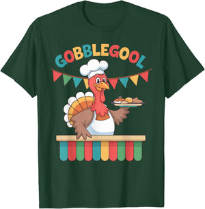 Gobblegool Turkey Thanksgiving gobble gool turkey T-Shirt - T-Shirt | Forest