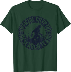 Official Cryptid Research Team Lizardman Hunting Lizard T-Shirt - T-Shirt | Forest