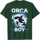Funny Orca Animal Orca Boy T-Shirt - T-Shirt | Forest