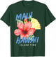 Maui Hawaii Summer Vacation Hibiscus Flower Tropical Beach T-Shirt - T-Shirt | Forest