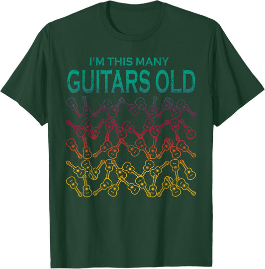Funny 50 Year Guitar Player Musician 50th Birthday T-Shirt - T-Shirt | Forest