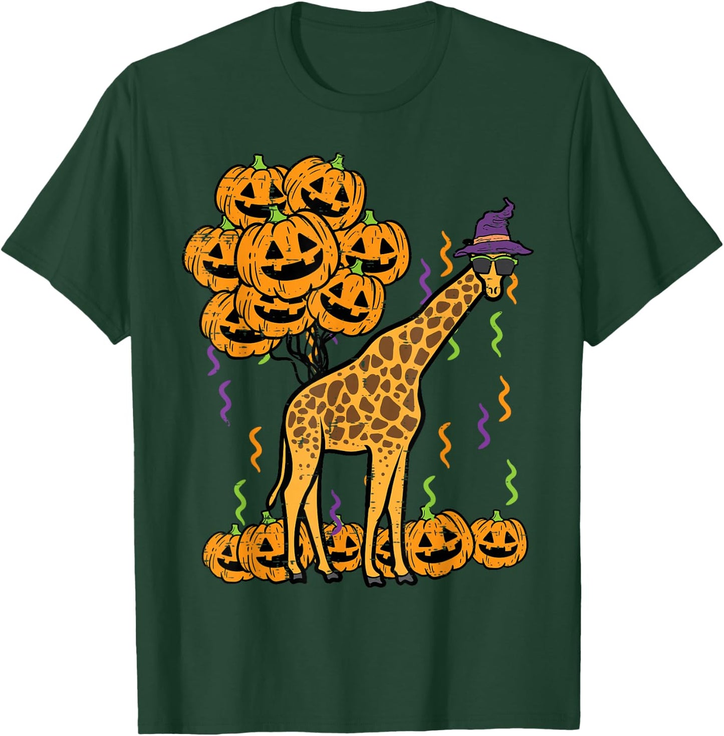 Halloween Giraffe Costume Zoo Animal Boys Girls Kids Men T-Shirt - T-Shirt | Forest