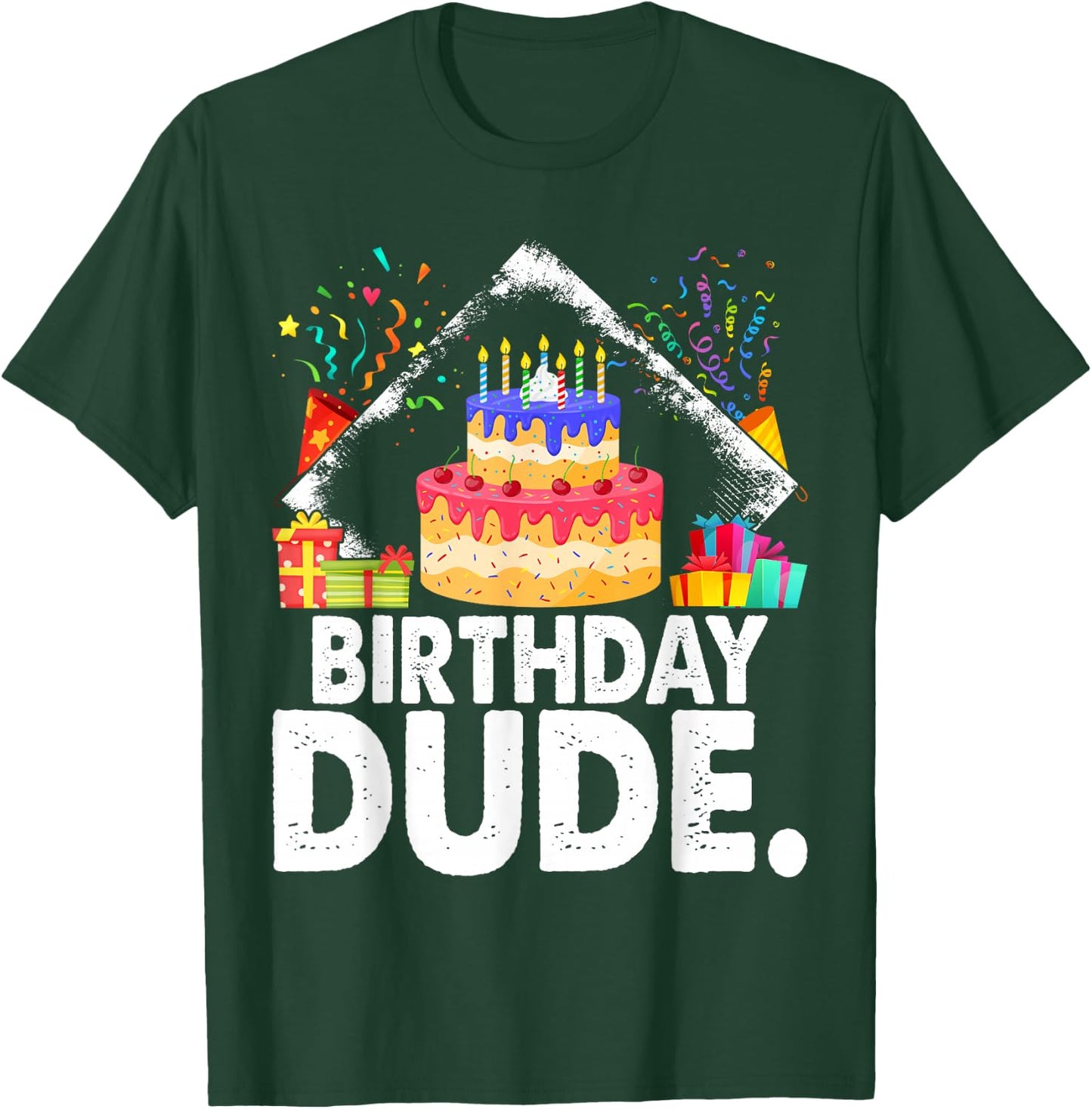 Perfect Dude Merchandise Boys Birthday Dude Graphic Novelty T-Shirt - T-Shirt | Forest