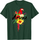 Aruba Parrot Tropical Plants Souvenir Vintage T-Shirt - T-Shirt | Forest
