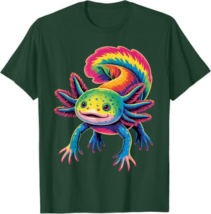 Funny Axolotl Design Women Kids Axolotl Lovers T-Shirt - T-Shirt | Forest