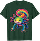 Funny Axolotl Design Women Kids Axolotl Lovers T-Shirt - T-Shirt | Forest