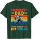 Hockey Dad Definition Cooler Vatertag Spieler Liebhaber T-Shirt - T-Shirt | Forest
