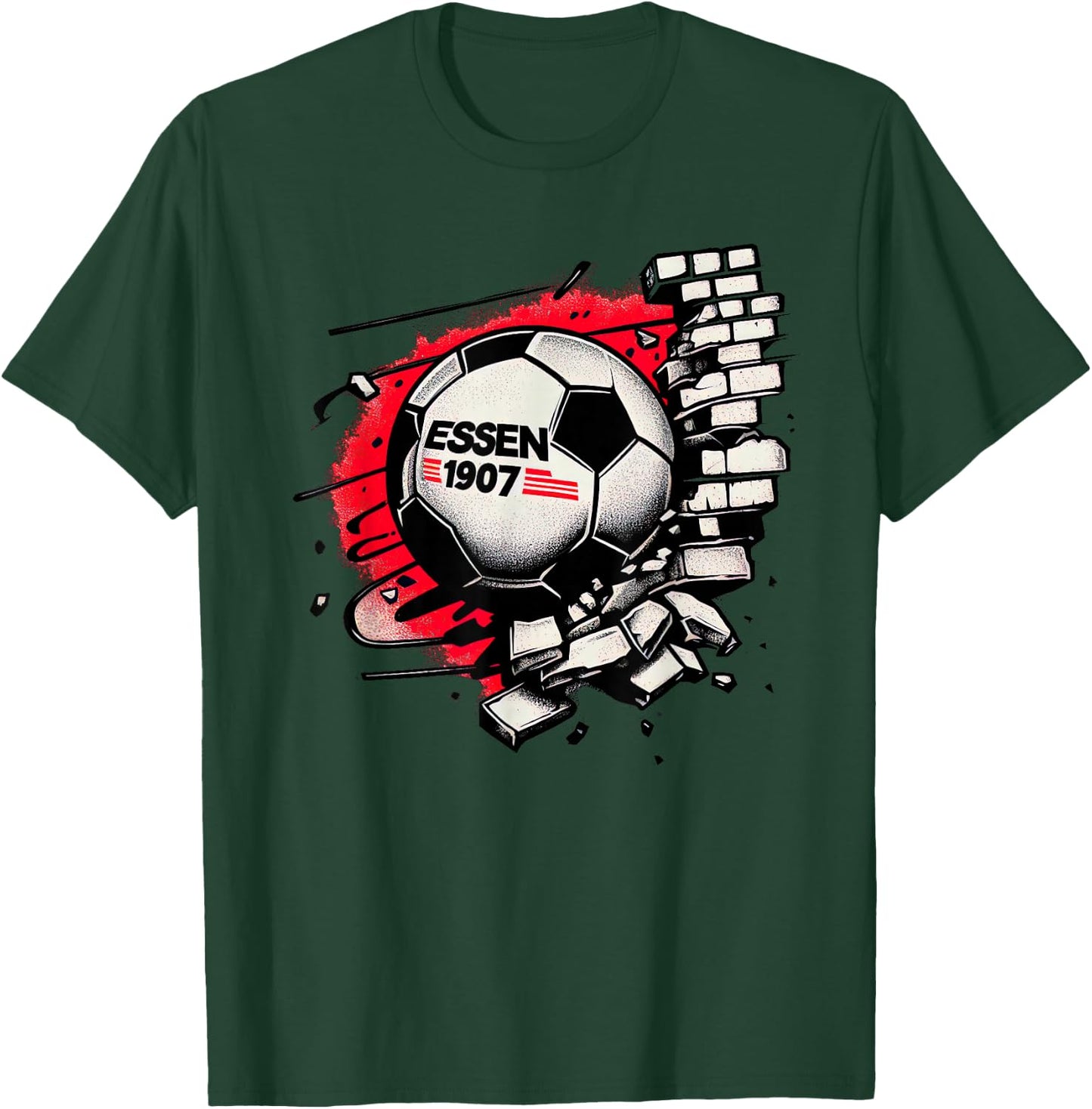 Essen Ruhrgebiet - 1907 Leben lang rot weiss Essen T-Shirt - T-Shirt | Forest