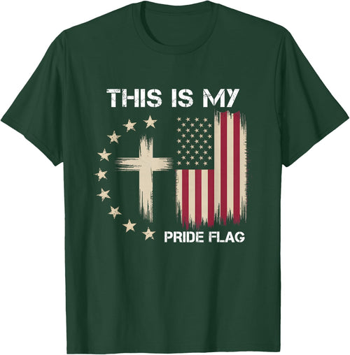 This is My Pride Flag Christian Patriotic American Flag