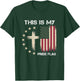 This is My Pride Flag Christian Patriotic American Flag T-Shirt - T-Shirt | Forest