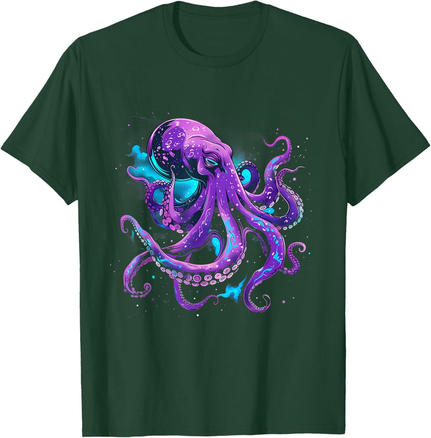 Octopus Cthulhu Kraken Sea Monster Ocean Sea Animal Lover T-Shirt - T-Shirt | Forest