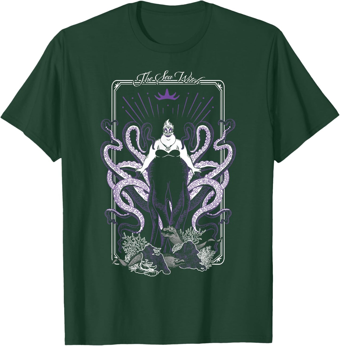 Disney Ursula Tarot Card Poster T-Shirt - T-Shirt | Forest