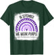Rainbow September Wear Purple Chiari Malformation Awareness T-Shirt - T-Shirt | Forest