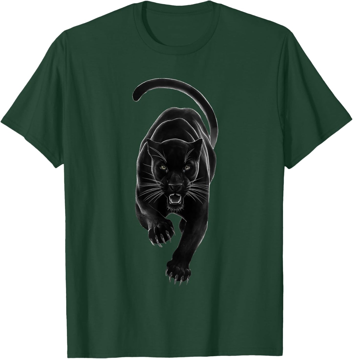 leopard jaguar Animal Powerful Cat Panther Graphic T-Shirt - T-Shirt | Forest