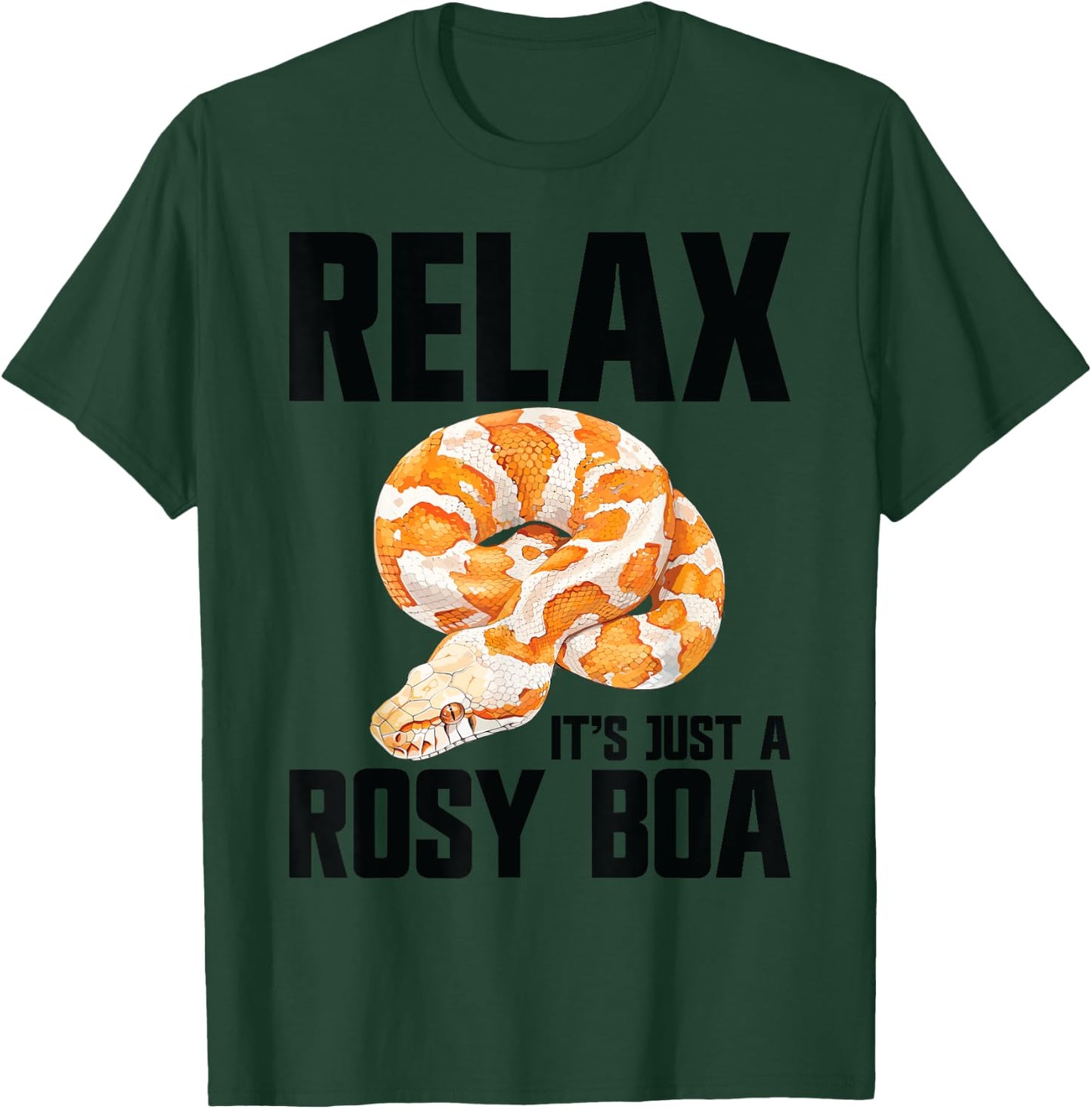 Rosy Boa Snake Plush Stuffed Animal Snake Food Rosy Boa T-Shirt - T-Shirt | Forest