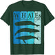 Whale Periodic Table Elements Retro Whale Cetology T-Shirt - T-Shirt | Forest