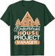 Gingerbread House Project Manager Decorating Baker Christmas T-Shirt - T-Shirt | Forest