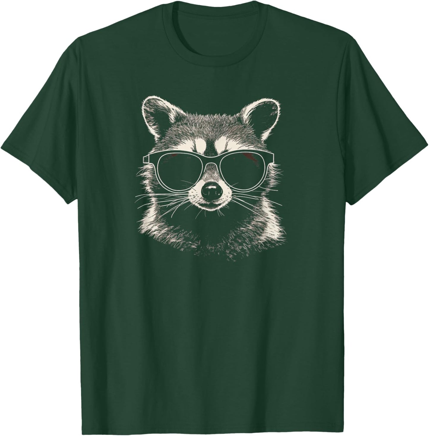 Funny Racoon cool Urban art street T-Shirt - T-Shirt | Forest