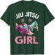 Brazilian Jiu Jitsu Shirt, Funny BJJ Roll Like a Girl T-Shirt - T-Shirt | Forest