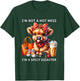 I'm Not A Hot Mess I'm A Spicy Disaster Cheeky Highland Cow T-Shirt - T-Shirt | Forest