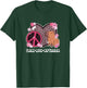 Peace Love Capybaras Leopard Print Women Cute Capybara Lover T-Shirt - T-Shirt | Forest