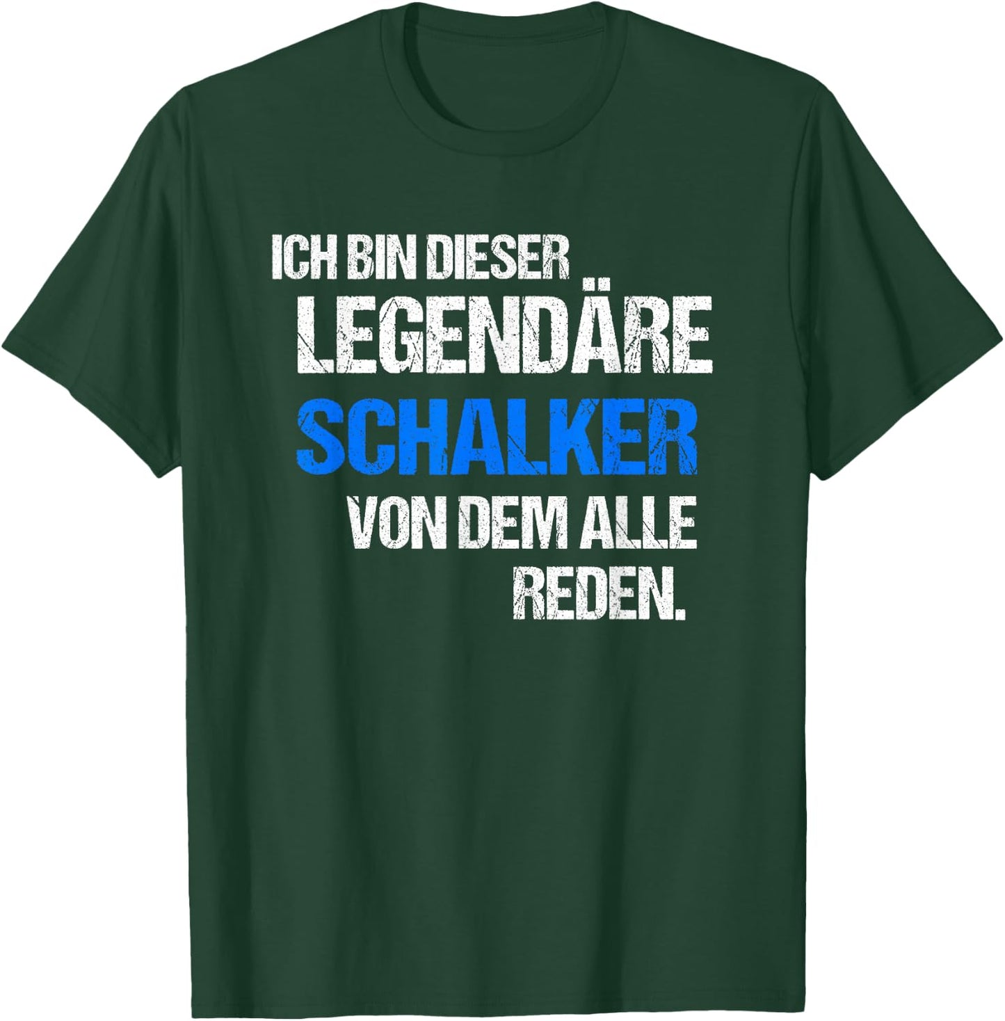 Schalke Gelsenkirchen with Saying City Souvenir Fan , black T-Shirt - T-Shirt | Forest