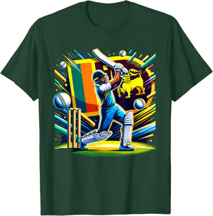 Sri Lankan Cricket Jersey 2024 , Black, S T-Shirt - T-Shirt | Forest