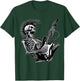 Rock and Roll Skeleton Playing Guitar T-Shirt - T-Shirt | Forest