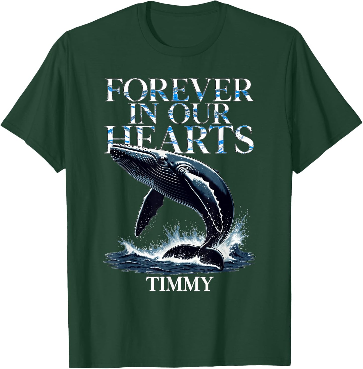 Timmy Wal Ostsee Buckelwal Team Hope Free In Our Hearts 2026 T-Shirt - T-Shirt | Forest