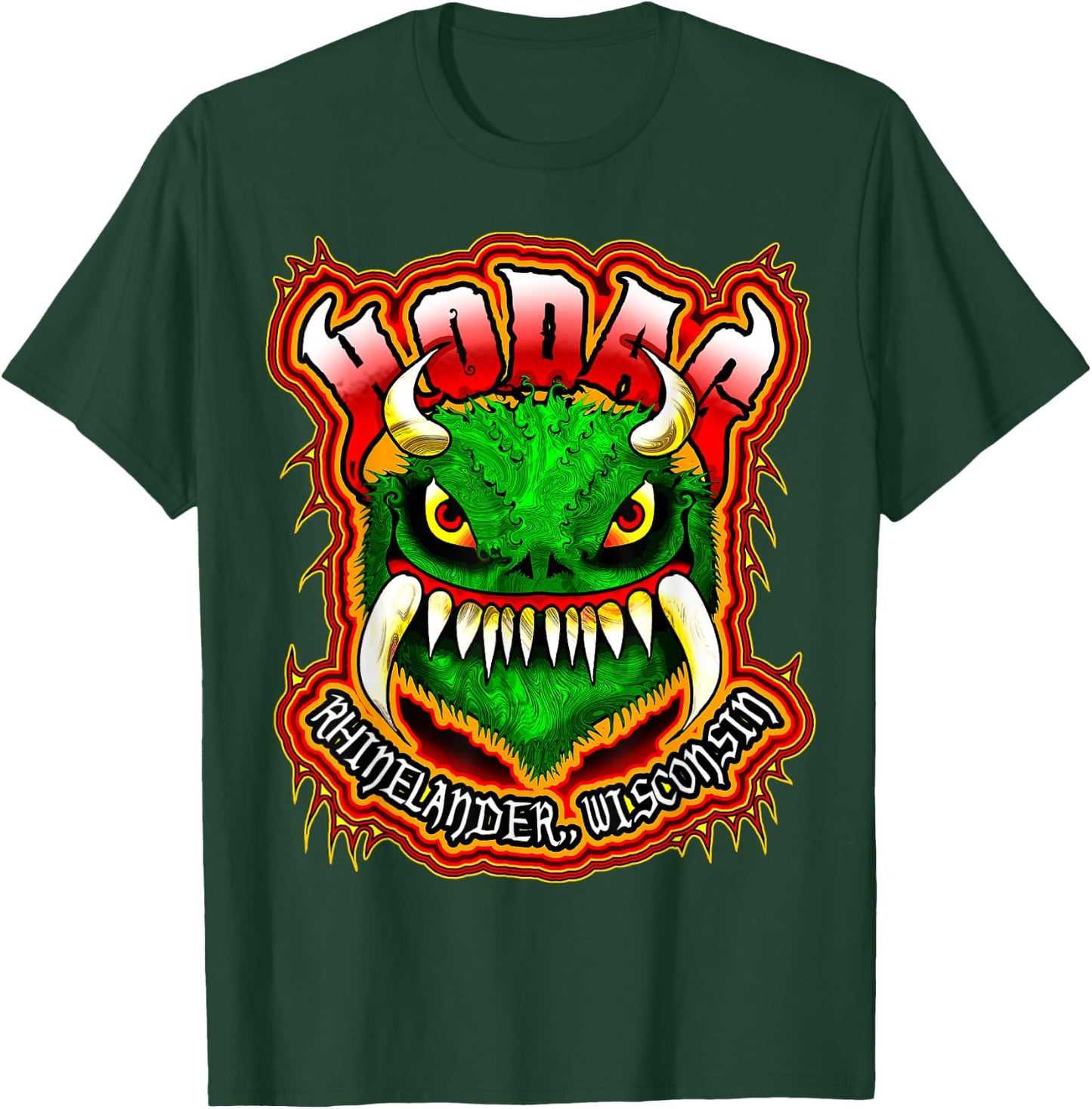 Hodag Rheinlander Wisconsin Monster Cryptozoology Creature T-Shirt - T-Shirt | Forest