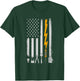 Vintage Electrician USA Flag Tools Engineer Lineman T-Shirt - T-Shirt | Forest