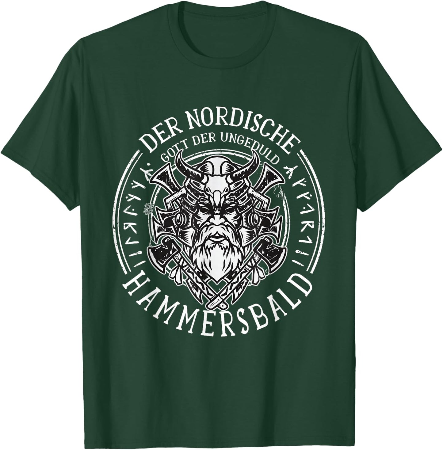 Nordische Mythologie Gott der Ungeduld Hammersbald T-Shirt - T-Shirt | Forest