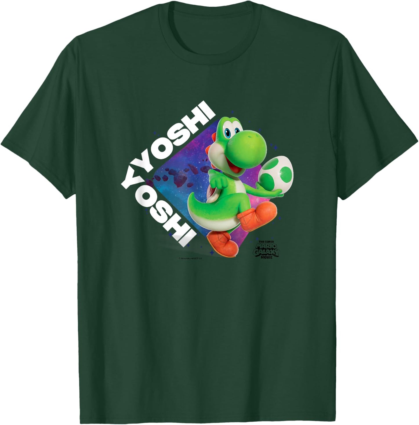 The Super Mario Galaxy Movie Yoshi in Action T-Shirt - T-Shirt | Forest
