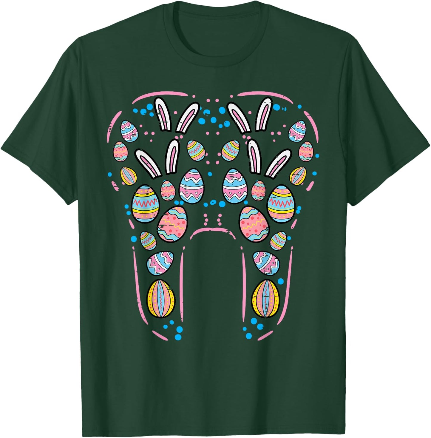 Easter Dentist Tooth Cute Teeth Dental Assistant Women Men T-Shirt - T-Shirt | Forest