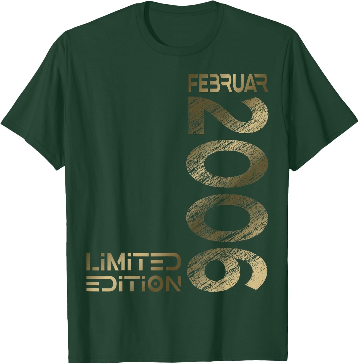February 2006 Man Woman 18th Birthday Limited Edition , black T-Shirt - T-Shirt | Forest
