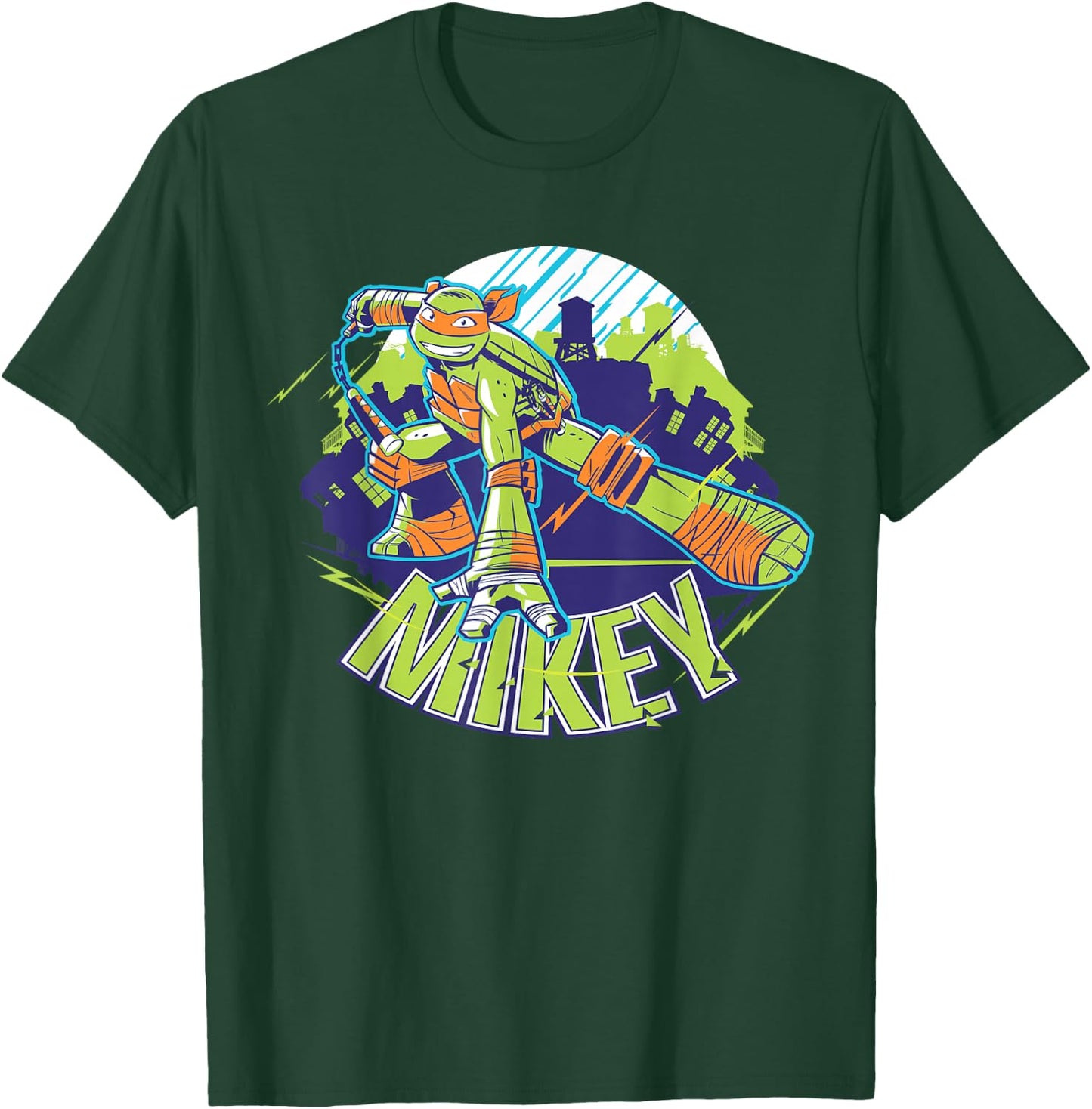 Teenage Mutant Ninja Turtles Michaelangelo Mikey T-Shirt - T-Shirt | Forest