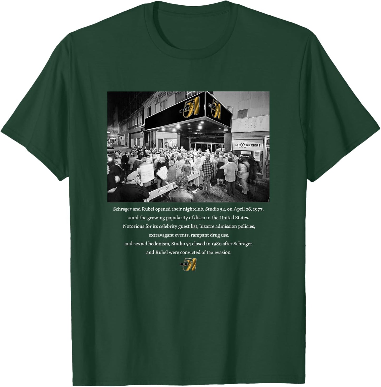 Studio 54_Disco_004 T-Shirt - T-Shirt | Forest