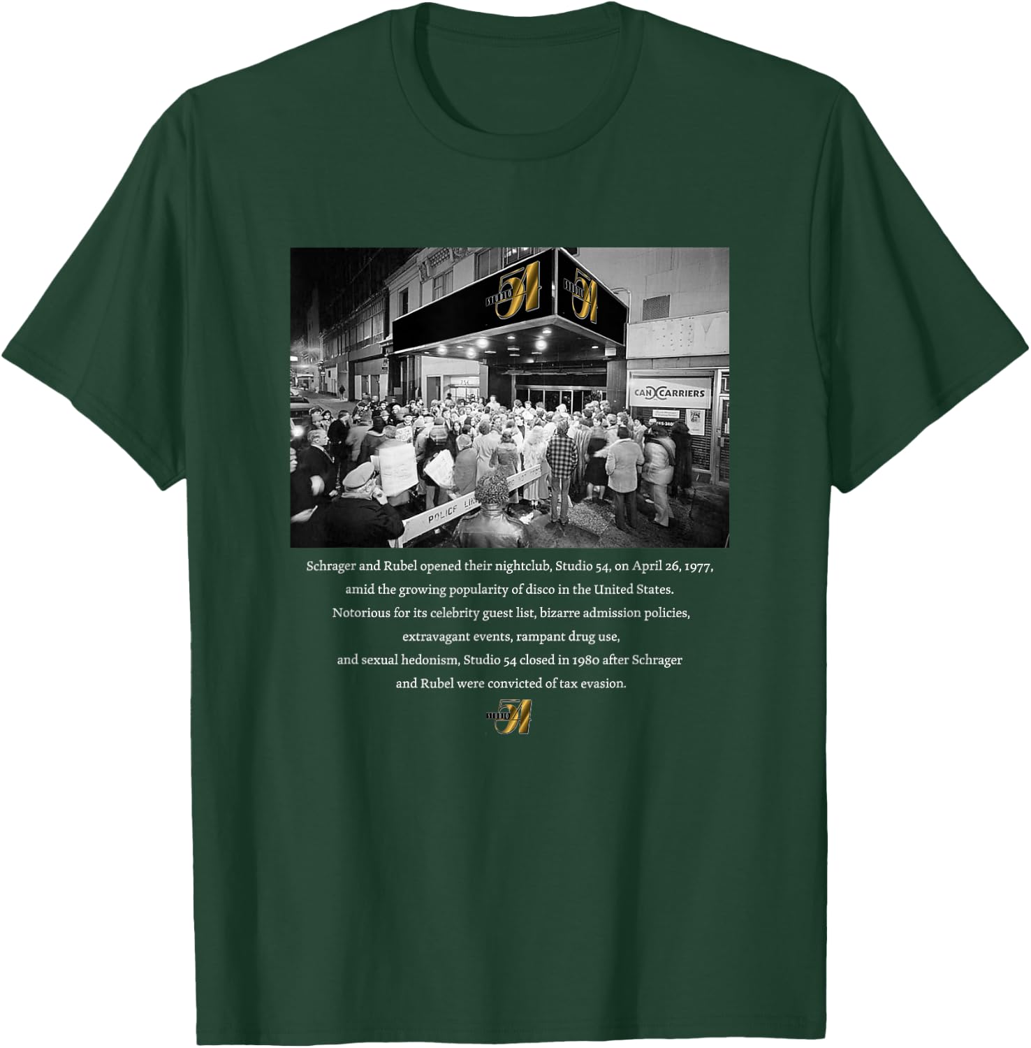 Studio 54_Disco_004 T-Shirt - T-Shirt | Forest