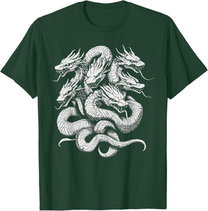 Lernaean Hydra Snake Mythical Creature Greek Mythology T-Shirt - T-Shirt | Forest
