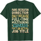 Funny Parks Recreation Director Multitasking Wizard Quote T-Shirt - T-Shirt | Forest