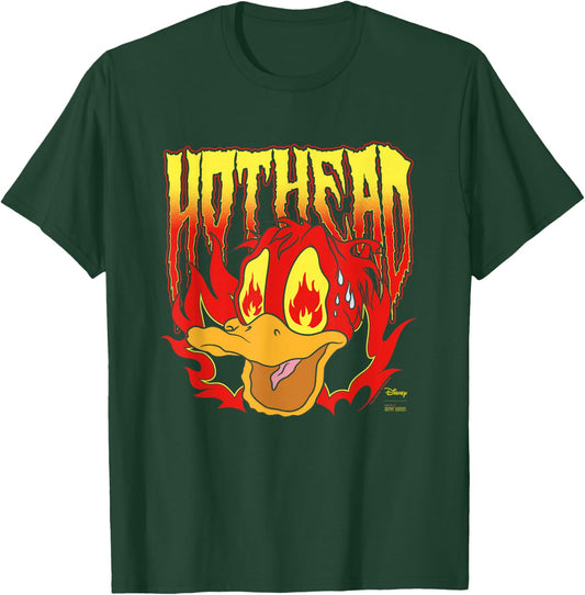 Disney Hot Ones Donald Duck Hothead Melting Face Vintage T-Shirt - T-Shirt | Forest