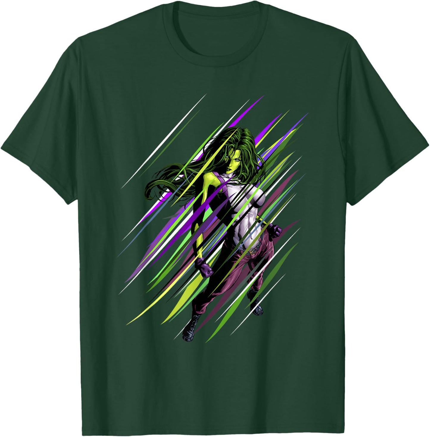 Marvel She-Hulk Lined Portrait T-Shirt - T-Shirt | Forest