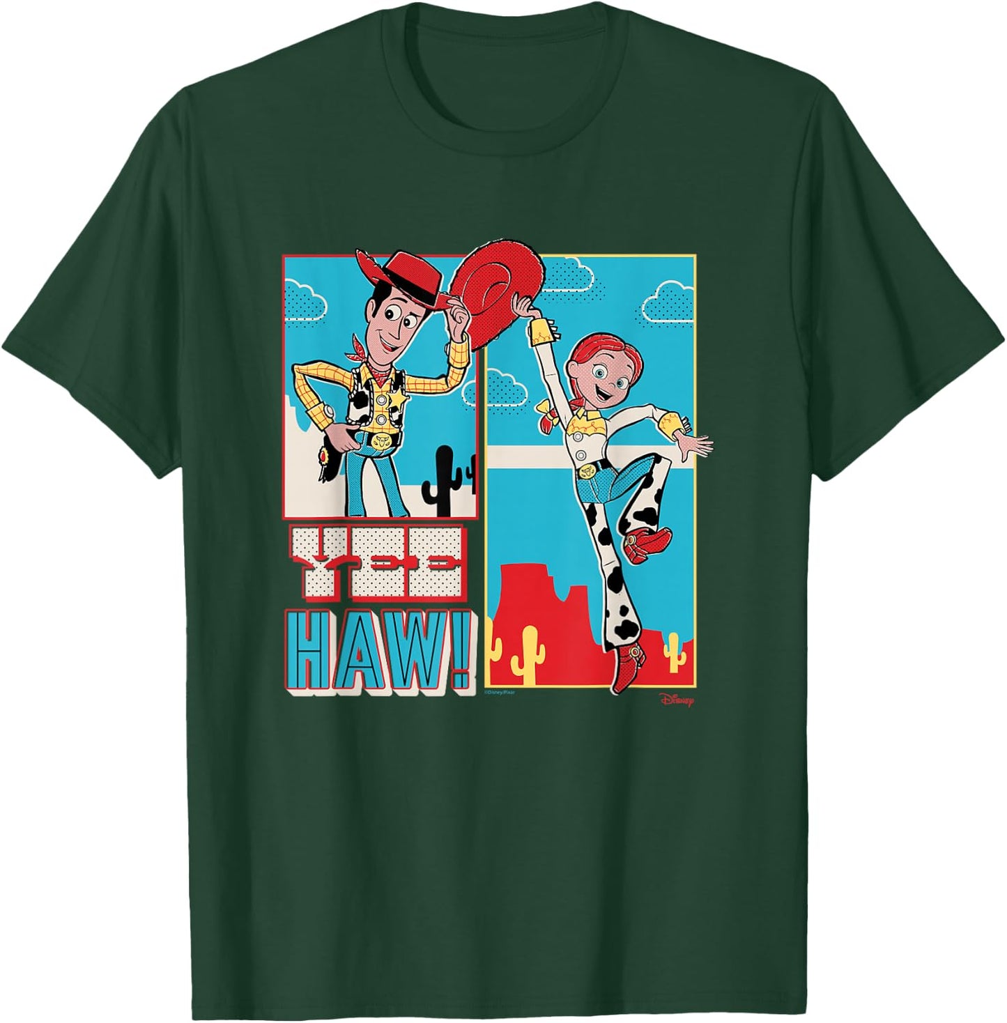 Toy Story - Woody & Jessie T-Shirt - T-Shirt | Forest