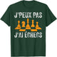 Je peux Pas J'ai Chess , Black, S T-Shirt - T-Shirt | Forest